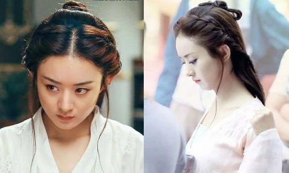 古装剧发型大比拼杨幂仙气迪丽热巴可爱刘诗诗典雅她最美