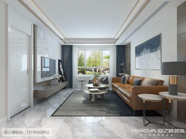 唐山唐诗里112平米现代简约装修风格赏析业之峰装饰