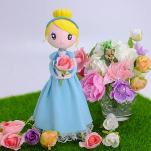 diy创意彩泥材料包小公主系列超轻粘土互动益智安全无毒橡皮泥