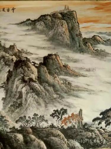 国家一级美术师尹延水山水画欣赏