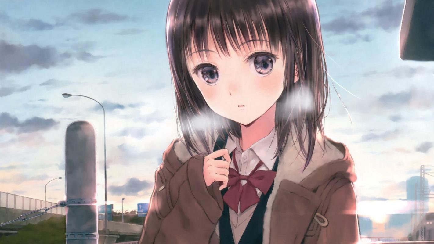 性感动漫美女插画高清桌面壁纸