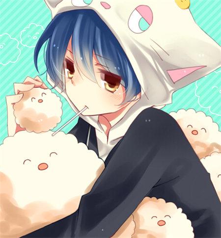 呆萌动漫男生qq皮肤_qq皮肤_秋秋魔法师