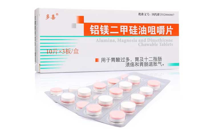 多喜 铝镁二甲硅油咀嚼片 30片