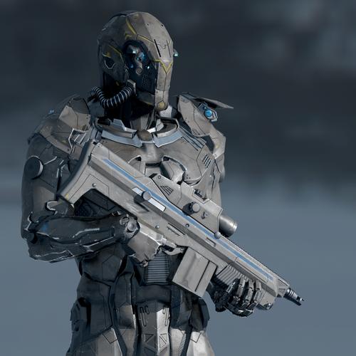 角色机器人士兵3d模型