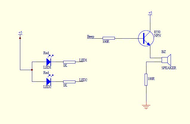 图2-   声光报警电路