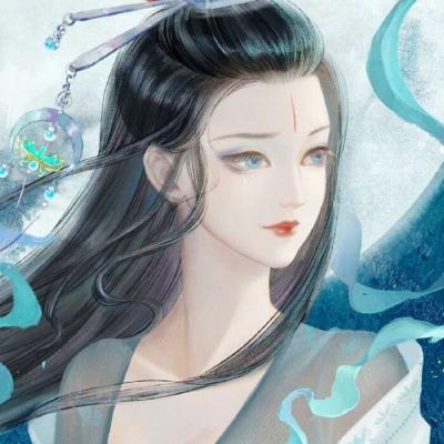 手绘古风女生头像唯美高清好看图片