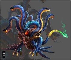 com 猰貐,凿齿,九婴,大风,封豨,修蛇这六大远古巨兽 图出炉!