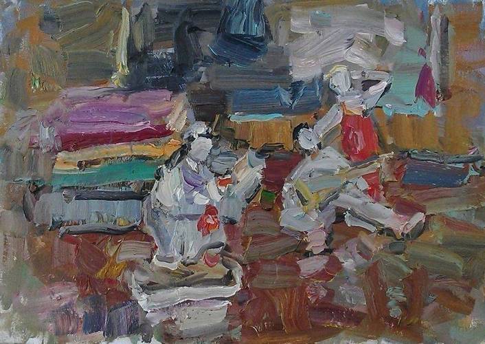 亚历山大·库里什用厚重的笔触速写式方法记录第一印象