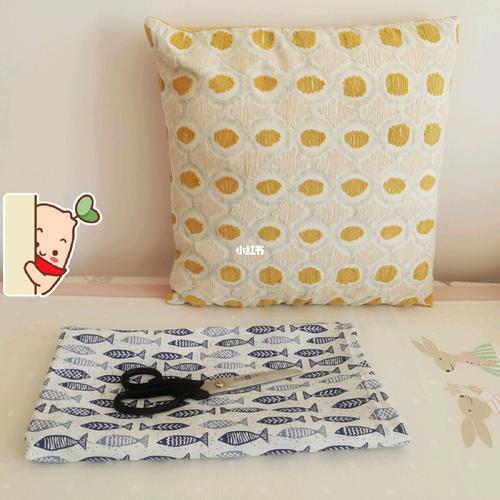 简易抱枕教程_抱枕_diy手工制作_兴趣爱好_手工