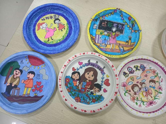 感恩节纸盘绘画大赛活动 写美篇      纸盘画属于装饰画的一种,既