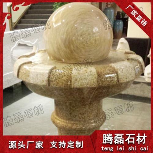 大理石喷泉风水球风水球石雕图片石雕风水球供货厂家