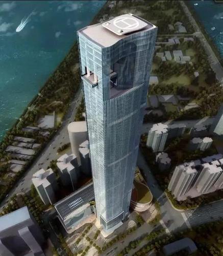 厦门国际中心效果图 厦门国际中心前身为厦门邮电通信枢纽大厦,早在