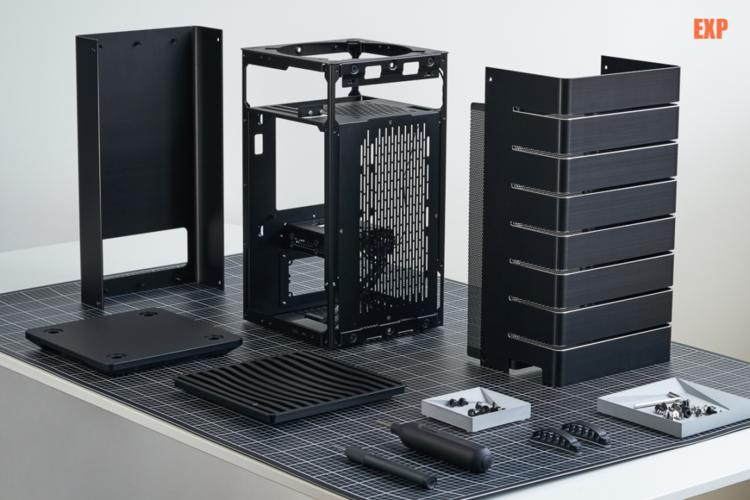 abee as enclosure rs07机箱图赏:轻奢itx小塔回归