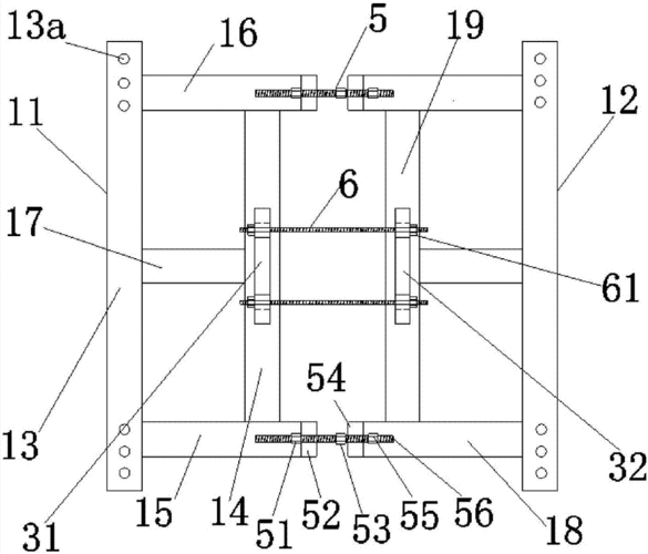 一种用于固定钢绞线卷的放线架制造技术