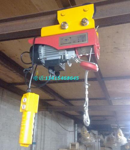 220v 滑车式微型电动葫芦/轨道滑行小吊机/工厂吊货机