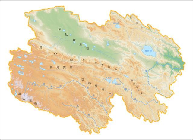 地理老师带你看地图,2分钟了解青海地形地貌气候水文