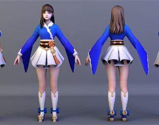 现代人物3d模型下载