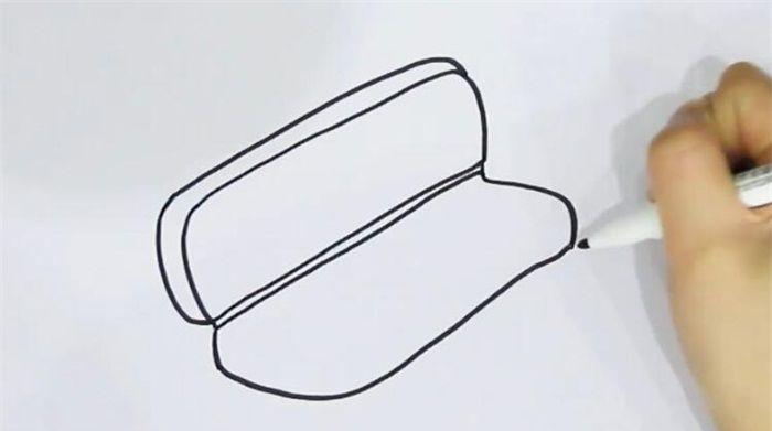 铅笔盒简笔画
