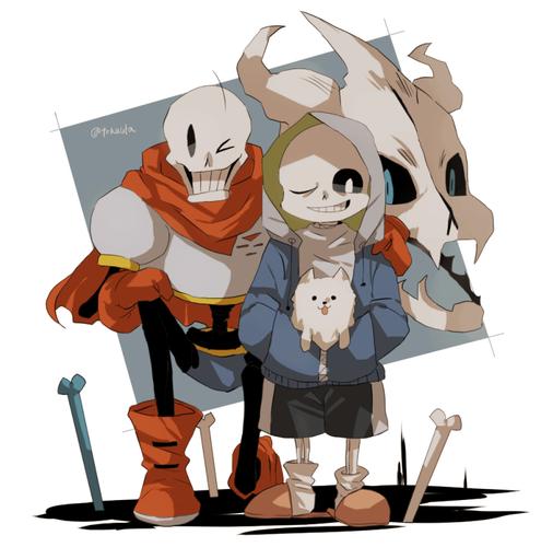 undertale传说之下精美人物图包sanspapyrus第3期