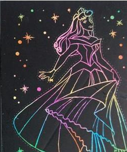 简单刮画纸图案人物篇