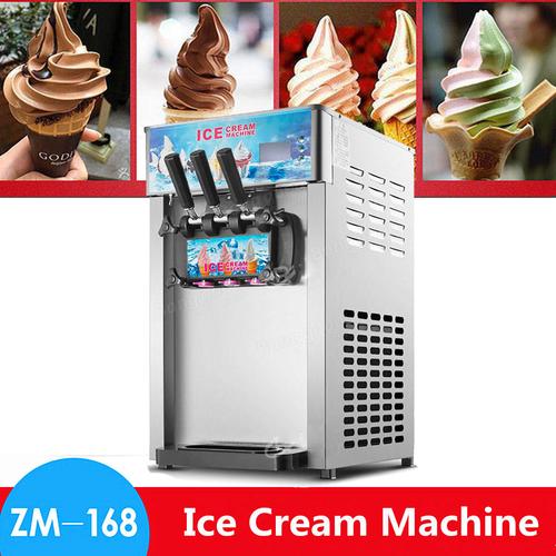 220v 1200w 3 flavor commercial frozen ice cream cones machine