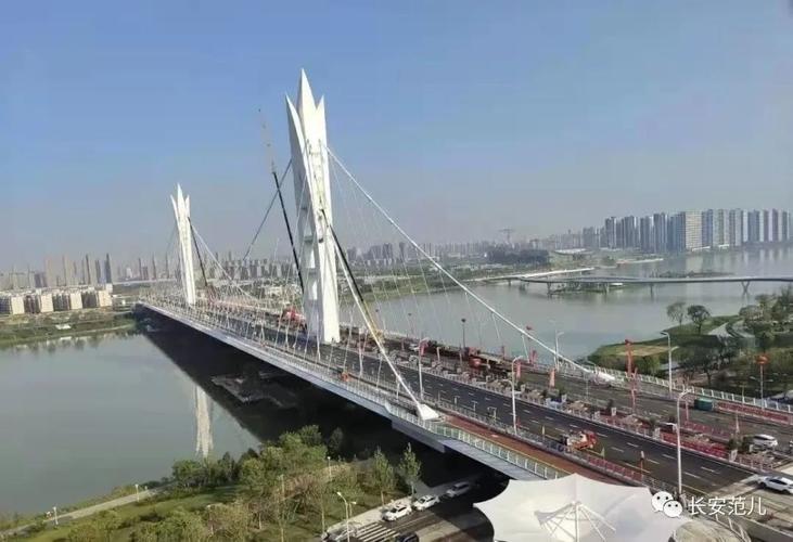 世界第一宽!西安首座悬索桥:灞河元朔大桥建成通车!