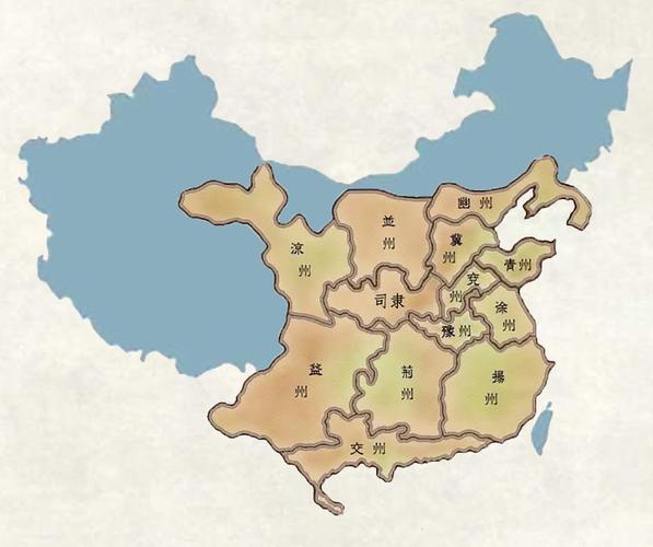 三国期间年份地图72张,东汉末年州郡划分详情