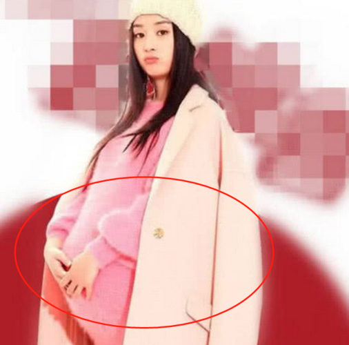 赵丽颖晒"大肚照",双手抚摸腹部满脸幸福,网友:看肚子像小子