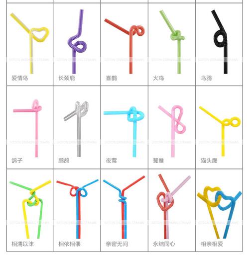 一次性吸管彩色艺术弯头手工食品级塑料喝水折星星长透明单支包装直管