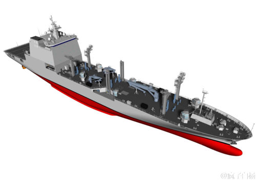 天池级补给舰(3艘,满载排水量9180吨)