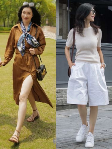 50岁女人夏天怎么穿?打扮尽量以素净,高雅为主,做个气质美人