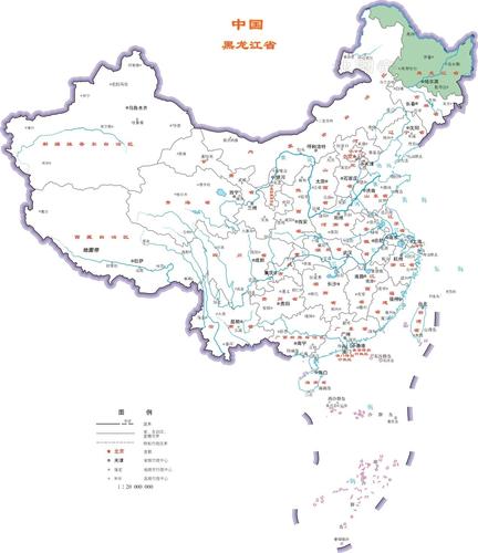 中国最北端黑龙江漠河北极村,对岸就是俄罗斯