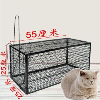铁笼人道救助人道救助全自动捉猫抓猫捕猫笼子驱赶野猫笼抓猫器捕猫