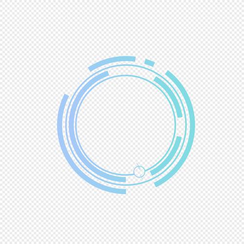 科技边框元素素材png格式_设计素材免费下载_vrf高清