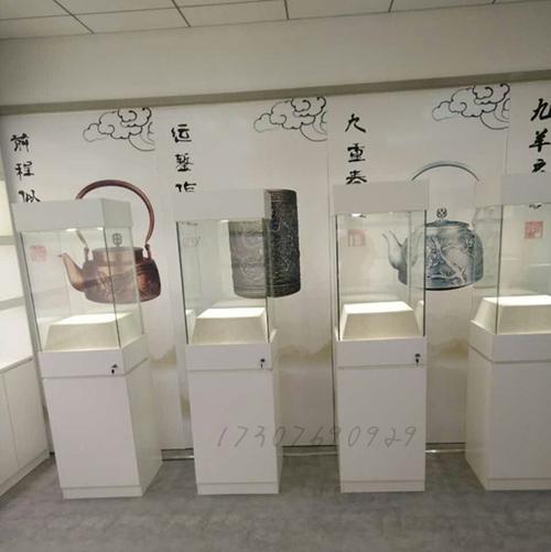热卖佳宝钢制画廊展架画展书画展示柜带锁 移动式展览储藏作品宣传架