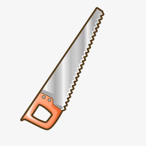 卡通锯子工具设计