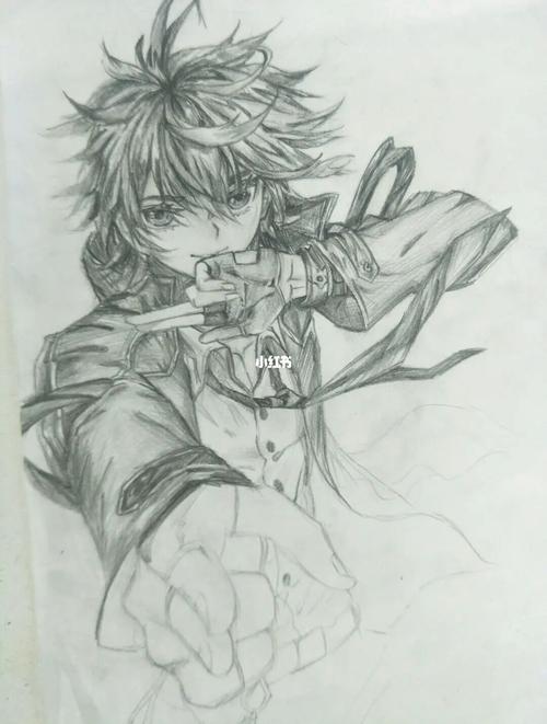 临摹 斗罗大陆2霍雨浩_临摹_斗罗大陆_绘画_开学_绘画