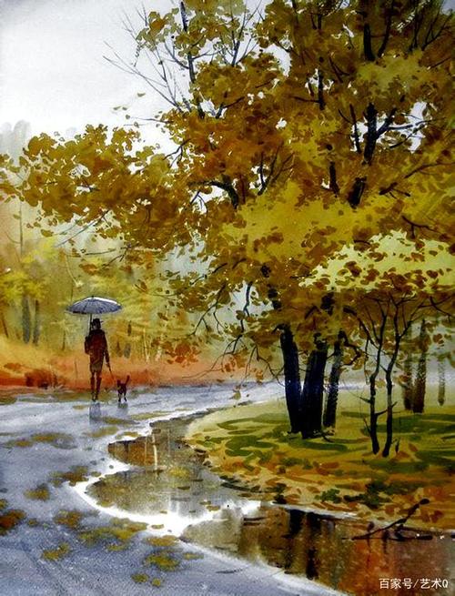 俄罗斯ilja gorgots 丨水彩风景作品欣赏