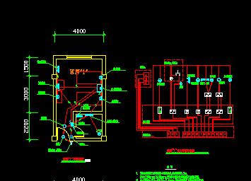 酒店客房电气设计图