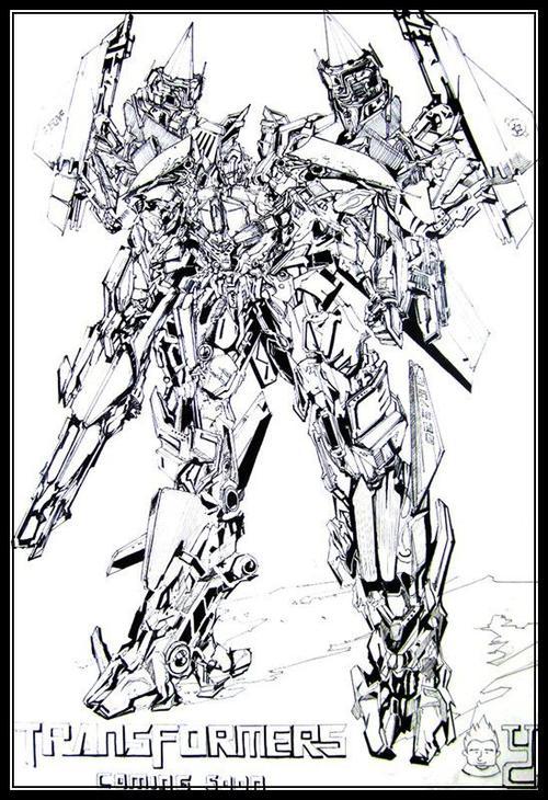 天火同人简笔画法