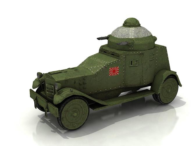 二战日军亚洲战场装甲车辆