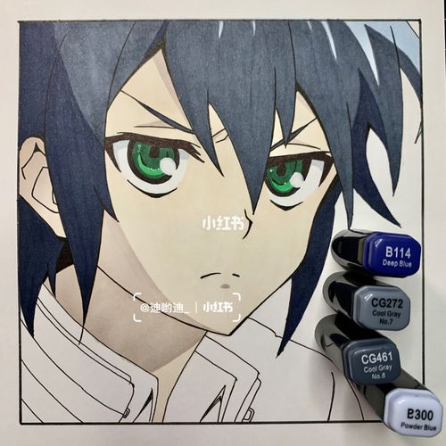 马克笔手绘|临摹动漫|百夜优一郎