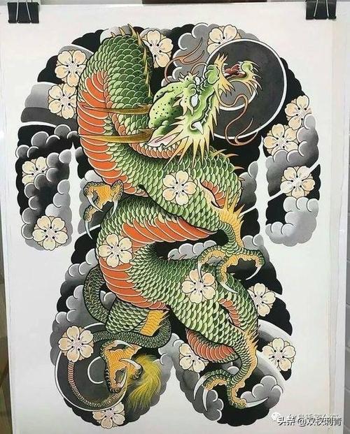 男士纹身图案大全图片 创业龙纹身