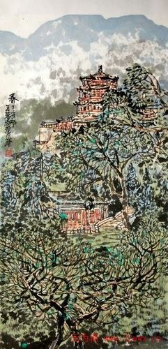 王梦湖中国山水画作品欣赏(13)