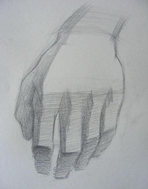 教你怎样画出结实的素描手