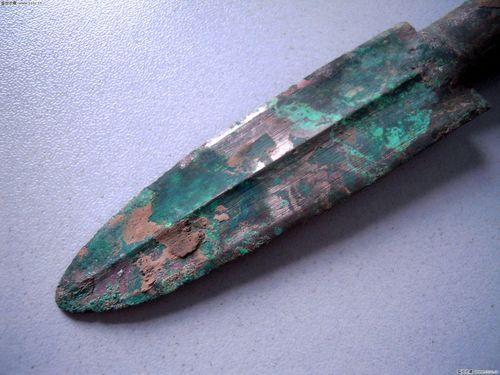 03(((((((彩锈斑斓的春秋鬼方青铜矛!)))))))