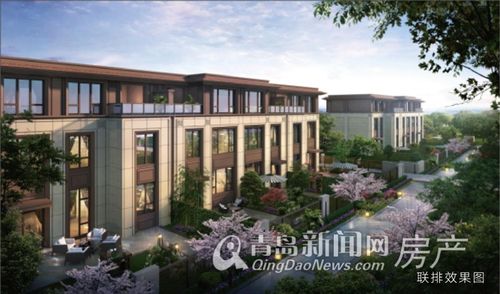 金地金泽九里风华联排别墅效果图(仅供参考,以售楼处为准)