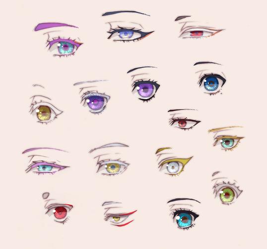 刀剑乱舞人物眼睛动漫手绘教程