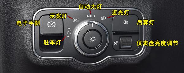 奔驰glb灯光使用方法glb灯光开关图解说明