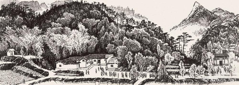 韶山_《张凭作品集:第3卷·素描速写》_张凭作品展